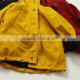 1-6 Years 2017 New Wholesale Autumn Kids Jacket Solid Red Yellow Black Pure Children Clothes thumbnail-6