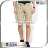 Mens Summer Khaki Office Stylish Woven Fashion Design Shorts thumbnail-1