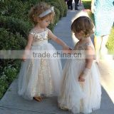 Flower Girls Sequins Tutu Dress Kids Long Birthday Party Dress