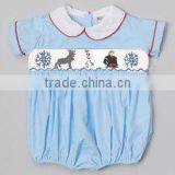 Frozen Smocked Boy Bubble for Infant Toddler 2014