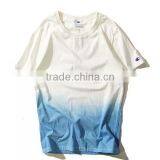 High Quality Color Gradual Change Sublimation Dry Fit Sport T-Shirt With Custom Logo thumbnail-3