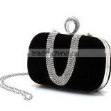 Luxury Quality Female Evening Bag Red/Black Day Cluthes Hot Handbag Purse For Women thumbnail-2