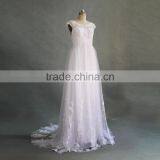 Customized New Design Backless Sexy Wedding Dress thumbnail-4