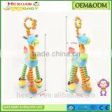 Baby Crib Stroller Rattle Plush Toy Plush Newborn Baby Hanging Ring Bell for Bed thumbnail-5