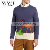 Custom Men's Reindeer Hangover Ugly Christmas Sweater thumbnail-1