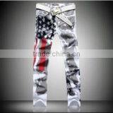 Hot Sale Men Wholesale Cheap Jeans Printing Design Men's Casual Fashion Jeans Quality Assured Most Popular thumbnail-1