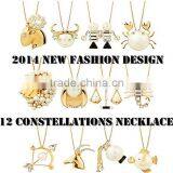 Wholesale 2014 Fashion 12 Constellations Necklace