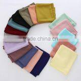 Muslim Scarf Pearl Chiffon Solid Color Long Towel Summer New National Customs of the Hui Multi-color thumbnail-4
