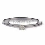 Iron Based Alloy Kiss Clasp Purse Frame Marquise Clear Rhinestone Gunmetal Rectangle 23.8cm(9 3/8") x 16cm(6 2/8"), 1 Piece thumbnail-1