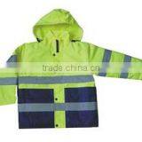 Brigh Yellow Soft Mesh Kids Reflective Safety Straps Vest Running thumbnail-2