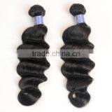100 Human Hair Weave Color #4, Very Cheap Grade 6A Peruvian Deep Wave Virgin Hair thumbnail-1