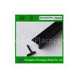 Aluminum Exterior Door Extruded Rubber PVC Sealing Strip Waterproof , Black
