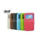 OEM Samsung I9200 Leather Cell Phone Case Cover With View Window thumbnail-1