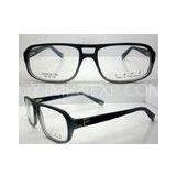 Lightweight Men Acetate Eyeglasses Frames, Black Retro Handmade Glasses Frames