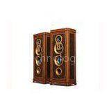 High End Home Theater System Hi Fi Floor Standing Speakers Natural Wood Passive Speaker