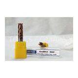 4 Flute HRC60 Square End Mill Long Neck High Speed End Milling Cutter , Standard Type