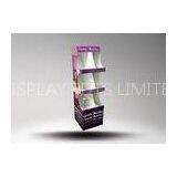 Purple POS Custom Stable Cardboard Advertising Displays for Underwear