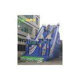 Commercial Grade 0.55mm Blue Scream Inflatable Bouncy Slide UL / CE thumbnail-1