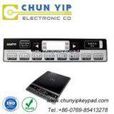 OEM 0.25mm Polyester Tactile Overlay Keypad Membrane Switch