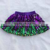 The Newest Design Girl Dress Wholesale Kids Clothes Scale Pattern Sequin Baby Skirt thumbnail-4