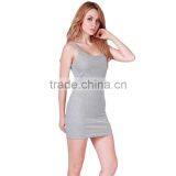 Fashion Women Sexy Backless Basic Dresses Sleeveless Slim Vestidos Vest Tanks Bodycon Dress Strap Solid Party Dress thumbnail-3