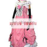 Fantasia Anime Lolita-Custom Made Black Butler Kuroshitsuji Ciel Phantomhive Pink Lolita Dress Anime Cosplay Costume C0282 thumbnail-3