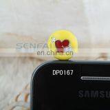 Enamel Heart Alloy Wholesale Dust Plug