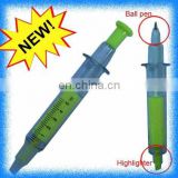 syringe highlighter ballpoint ball pen