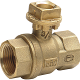 340GS High Performance PN40 Brass Ball Valve Full Bore Chrome-plate Ball