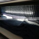 min 1pcs luxury 100% cotton knit  throw blanket