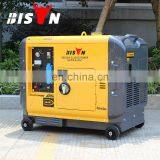BISON China Taizhou BS6500DSEA Factory Price CE Certificated Silent Induction Generator for Sale Diesel thumbnail-1