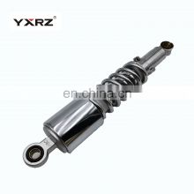 Factory price high performance long 320mm 340mm sliver color motorcycle rear shock absorber GN125