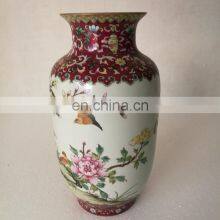Chinese 1:1 Antique Replica Heavy Famille Rose Porcelain Vases