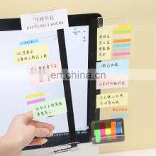 Acrylic Transparent Computer Display Memo Holder Message Board for Sticky Note for Monitor thumbnail-3