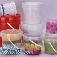 Plastic PP Bucket Various Colors Sizes Paint Bucket BARREL PLASTIC PAIL Packaging Bucket thumbnail-2