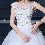 C71648A New Model Elegant Handmade Long Beaded Wedding Dress thumbnail-3