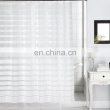 Peva clear plastic custom modern shower curtain printing shower curtain sets