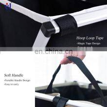 Collsilicone Apsible Mini Wicker Folding Laundry Basket Hands Free With Baby Animals thumbnail-5