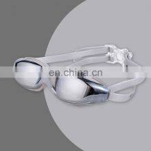 OEM Adults Unisex Premium Best Professional Wide View Cheap Fog UV Protection Silicone Racing Swimming Goggles thumbnail-4