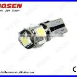 5smd T10 Canbus Auto Led Bulb Top Sale T10 Canbus Led Bulbs T10 12v T10 Led Car