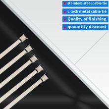 Ｌlocking Stainless Steel Cable Tie 304 Material thumbnail-1