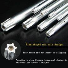 A Set of Matt Lengthened Arm Hex Wrench 9-piece Set of Plum Spanner Combination Maintenance Tools thumbnail-4