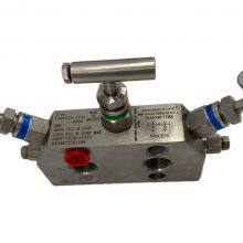 Stainless Steel 3-Way Manifold Valve for Rosemount Pressure Transmitter With NPT Thread Multi-valve Manifold Yokogawa thumbnail-3