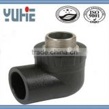 hdpe fusion male female brass threaded elbow