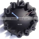 3D Home Decor Wall Hanging Creative Modern 3D Number Dome Wall Clock Watch