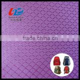 100% Polyester Dobby Diamond Weave Fabric With PU/PVC Coating For Bags/Luggages/Shoes/Tent Using