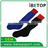 China Factory Wholesale knee high Plain polyester soccer sock