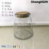 880ml Large Round Glass Food Storage Jars thumbnail-1
