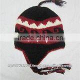 Hand Knitted Bright Color Warm Hat thumbnail-1