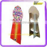 New Design Advertising Standees,Advertising Card Display Made of Corrugated Paperboard With Glossy and UV for Candy , Mask